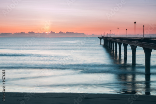 Pier at sunrise