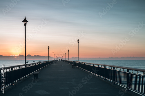 New Brighton Pier early in the morning
