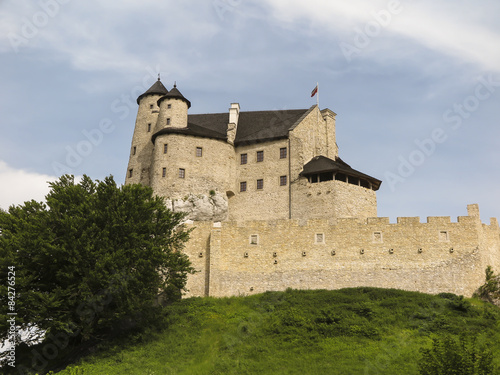 Bobolice knight's castle in Jura Cracow Czestochowa