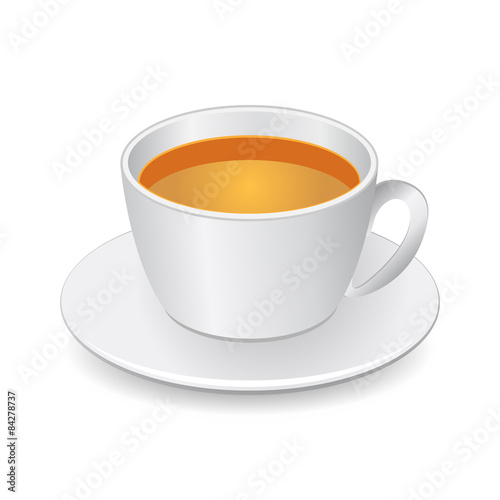Cup with tea