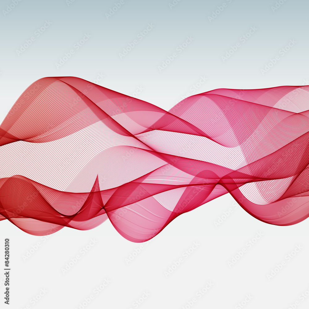 Vector abstract colorful waves background