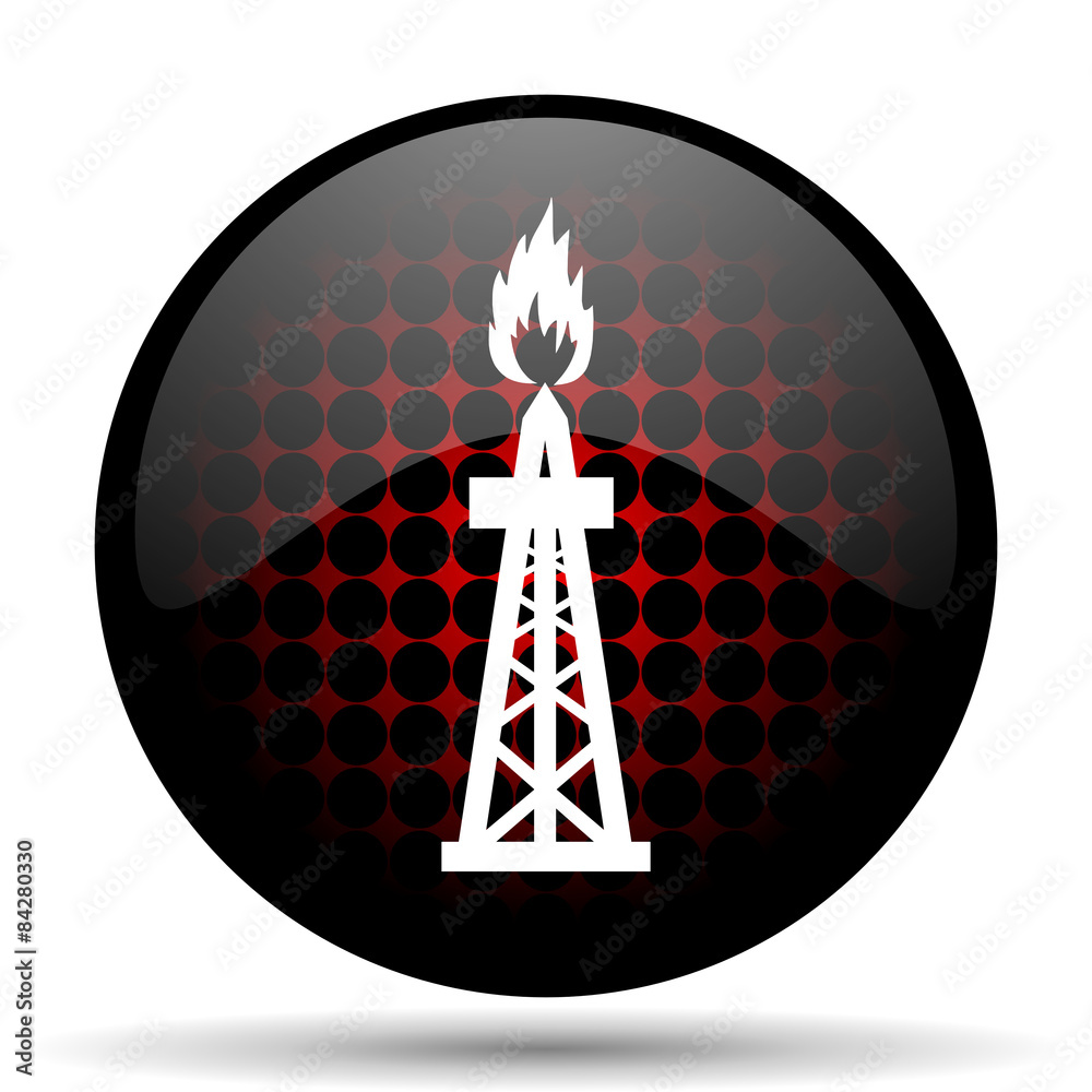 gas red glossy web icon gas red glossy web icon