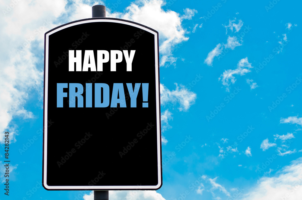 Fototapeta premium HAPPY FRIDAY