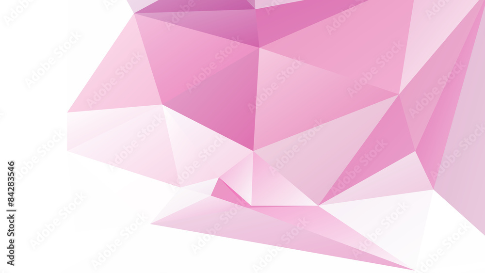 Obraz premium Polygon Colorful in White Background