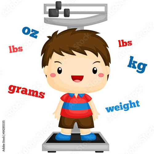 boy weighting