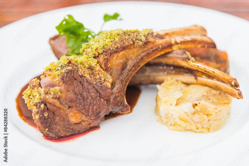 Lamb barbecue steak Lamb barbecue steak