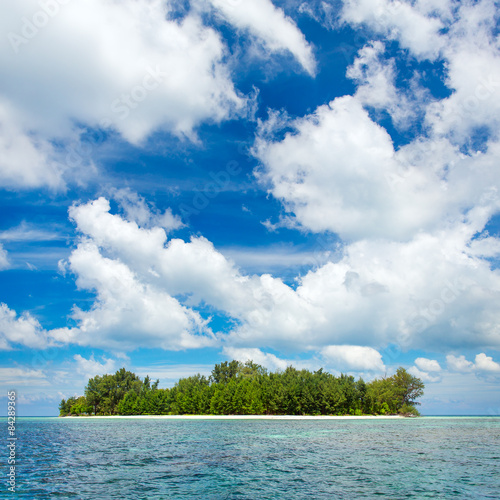 Beautiful uninhabited island at Karimunjawa archipelago, Indones