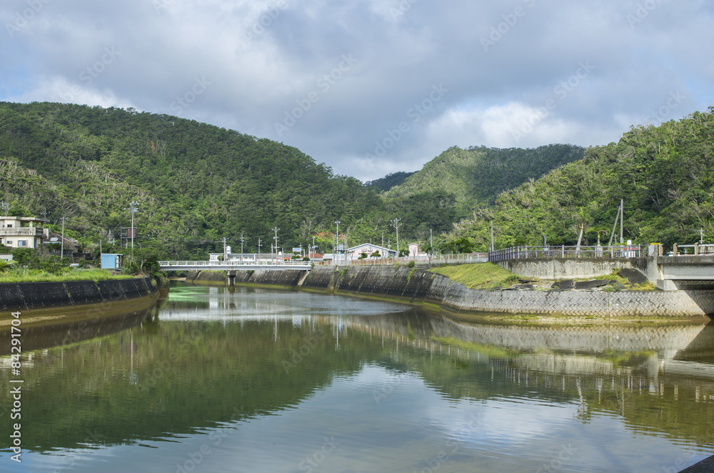 Fototapeta premium 沖縄県 安波集落
