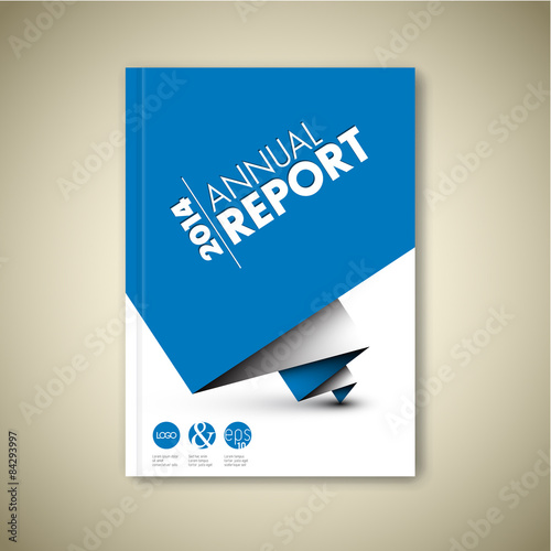 Modern Vector abstract brochure design template