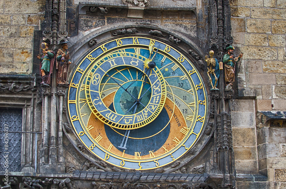 The Prague (Czech Republic) astronomical clock, or Prague orloj