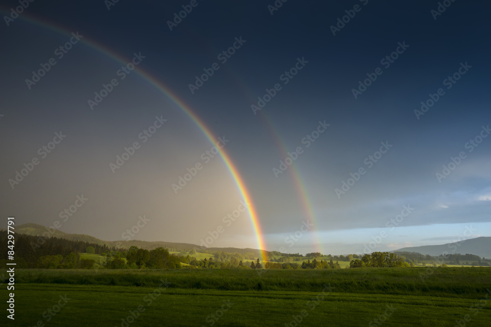 rainbow after storm rainbow after storm