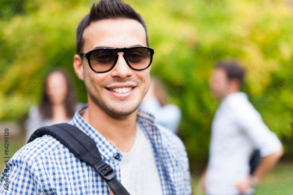Smiling student portrait Smiling student portrait