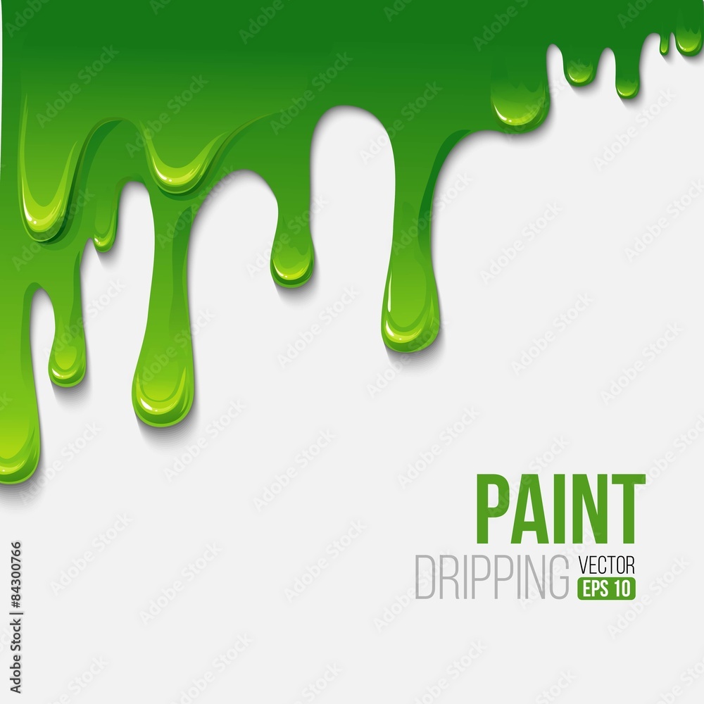 © vik_y - Paint colorful dripping background, vector illustration © vik_y - Paint colorful dripping background, vector illustration