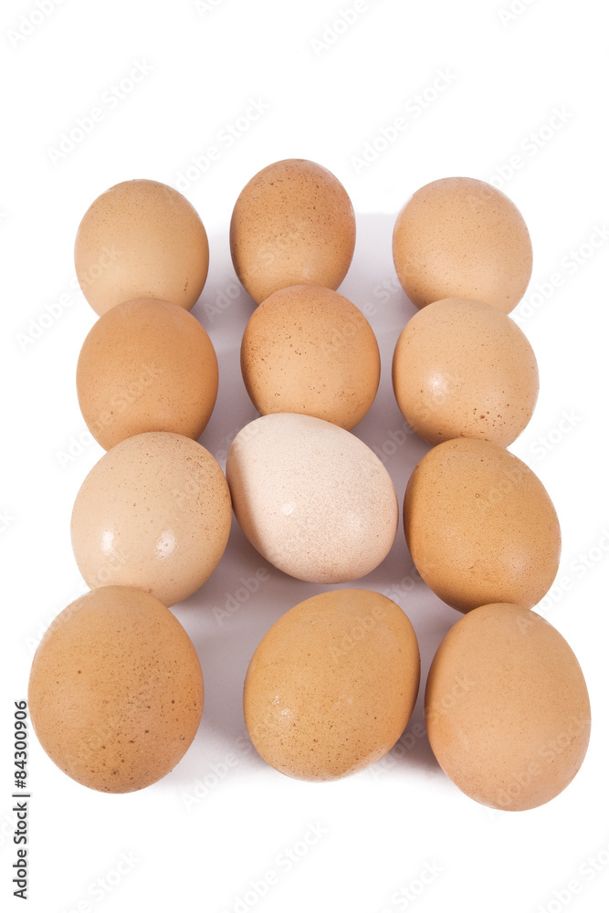 eggs on wood