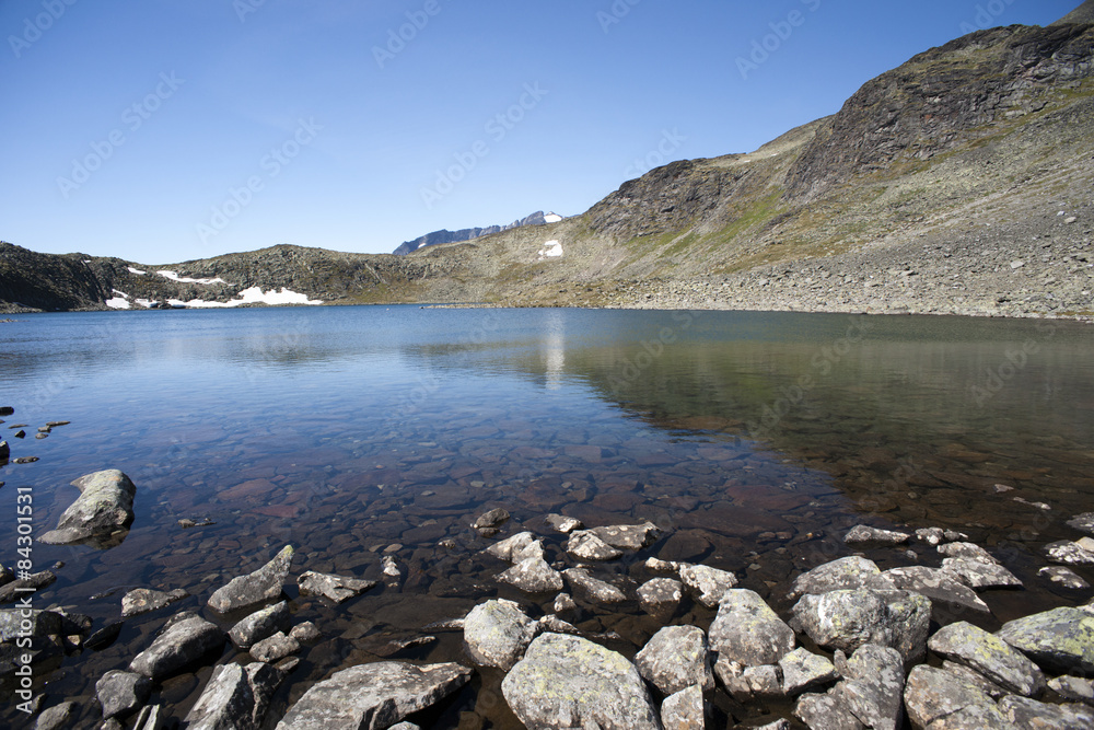 Besseggen Ridge in Jotunheimen National Park, Norway