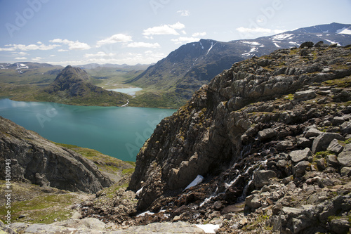 Besseggen Ridge in Jotunheimen National Park, Norway photo