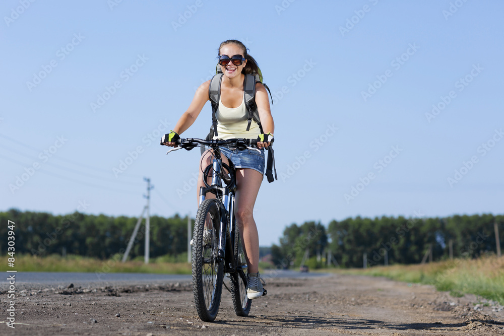 Summer bike walk