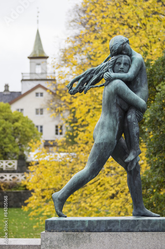 Vigeland Park in Oslo  Norway