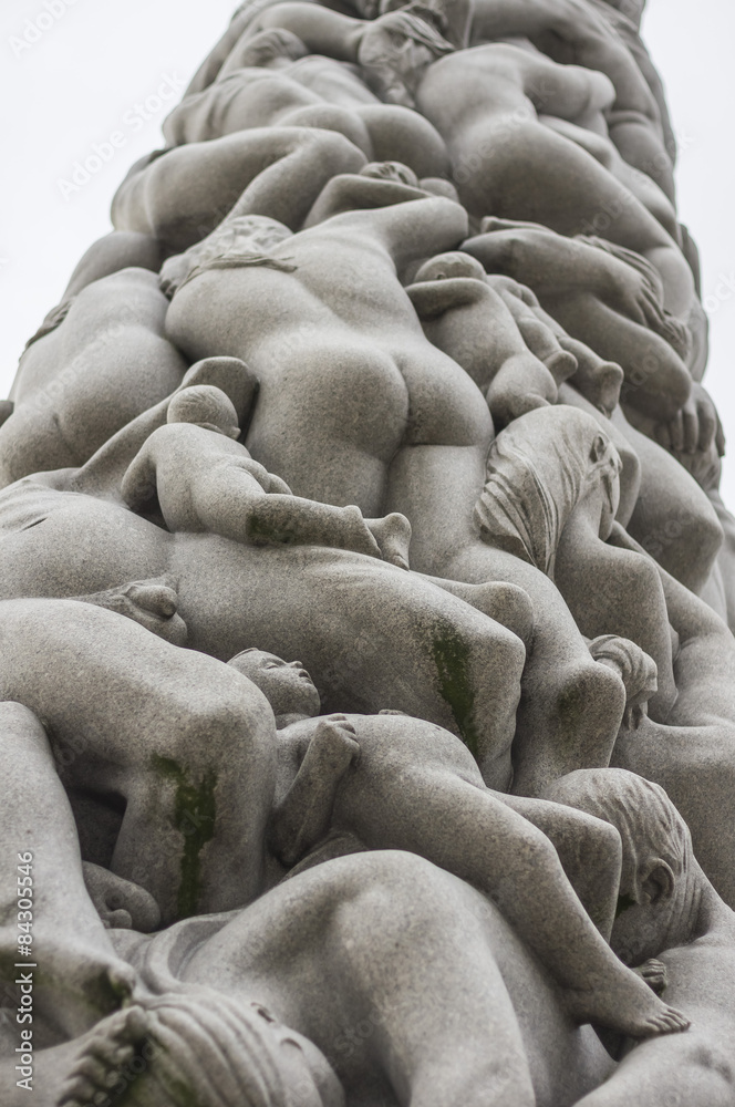 Obraz premium Vigeland Statue Park in Oslo, Norway 
