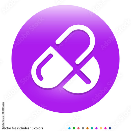 Multicolored App Button