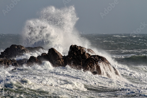 Quadro su tela Crashing waves