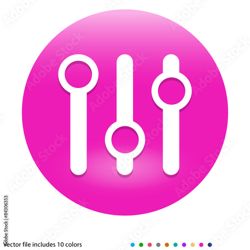 Multicolored App Button