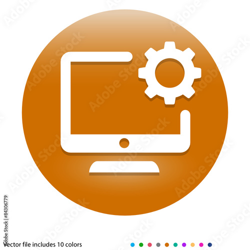Multicolored App Button