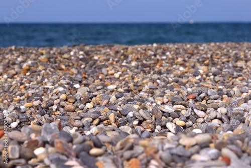 Background of a pebble beach