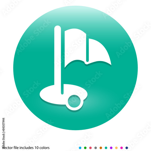 Multicolored App Button