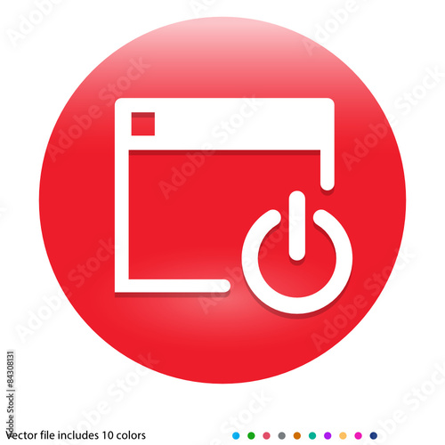 Multicolored App Button