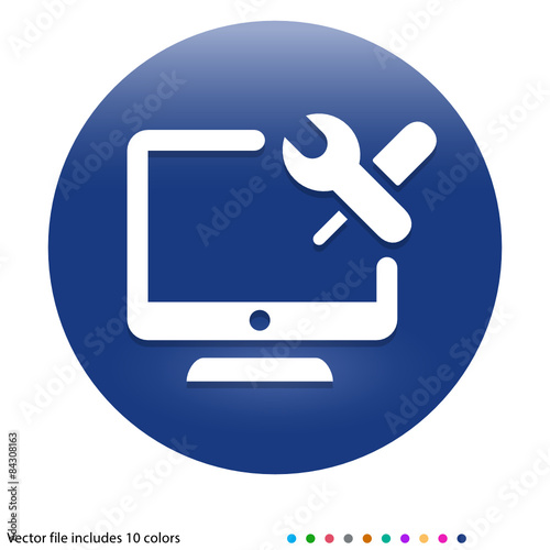 Multicolored App Button