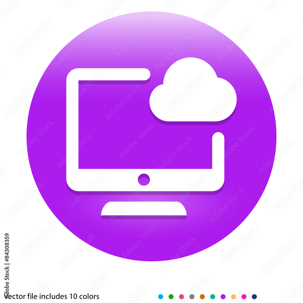 Multicolored App Button Multicolored App Button