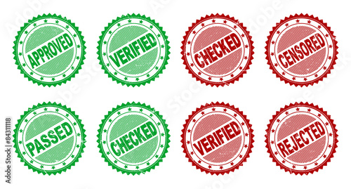 verification stamp