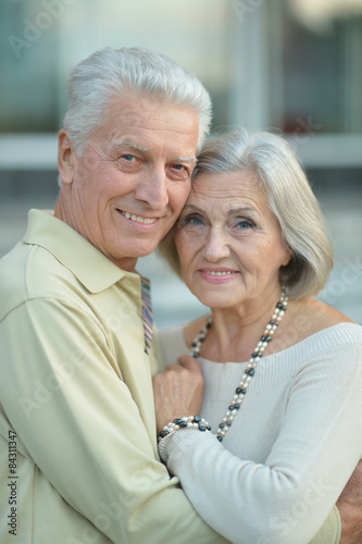  Elderly couple together