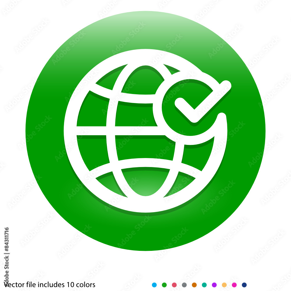 Multicolored App Button Multicolored App Button