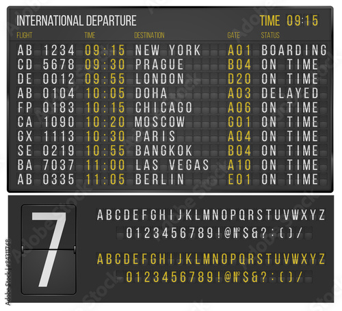Table airport