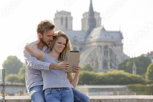 couple visiting Paris