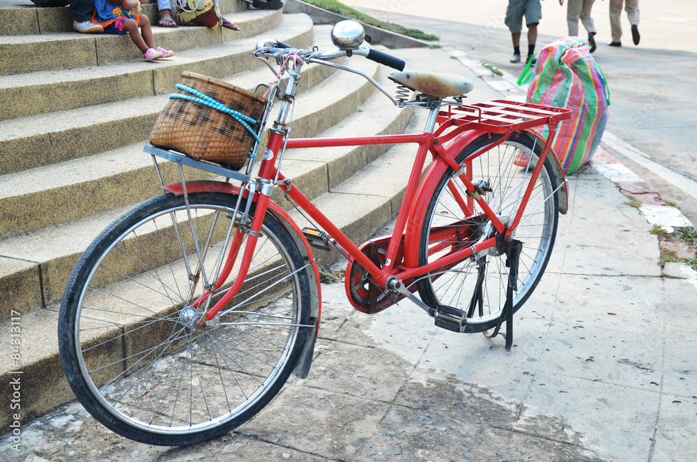 Classic Red Bicycle
