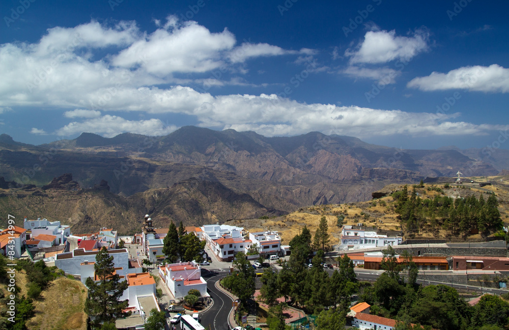 Gran Canaria, mountain village Artenara Gran Canaria, mountain village Artenara