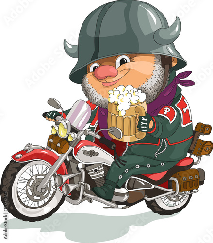 Cool biker