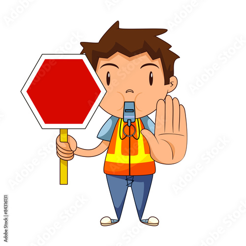 Child traffic officer
