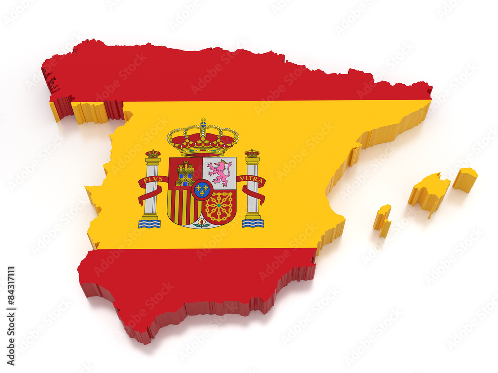 Fototapeta premium Map of Spain
