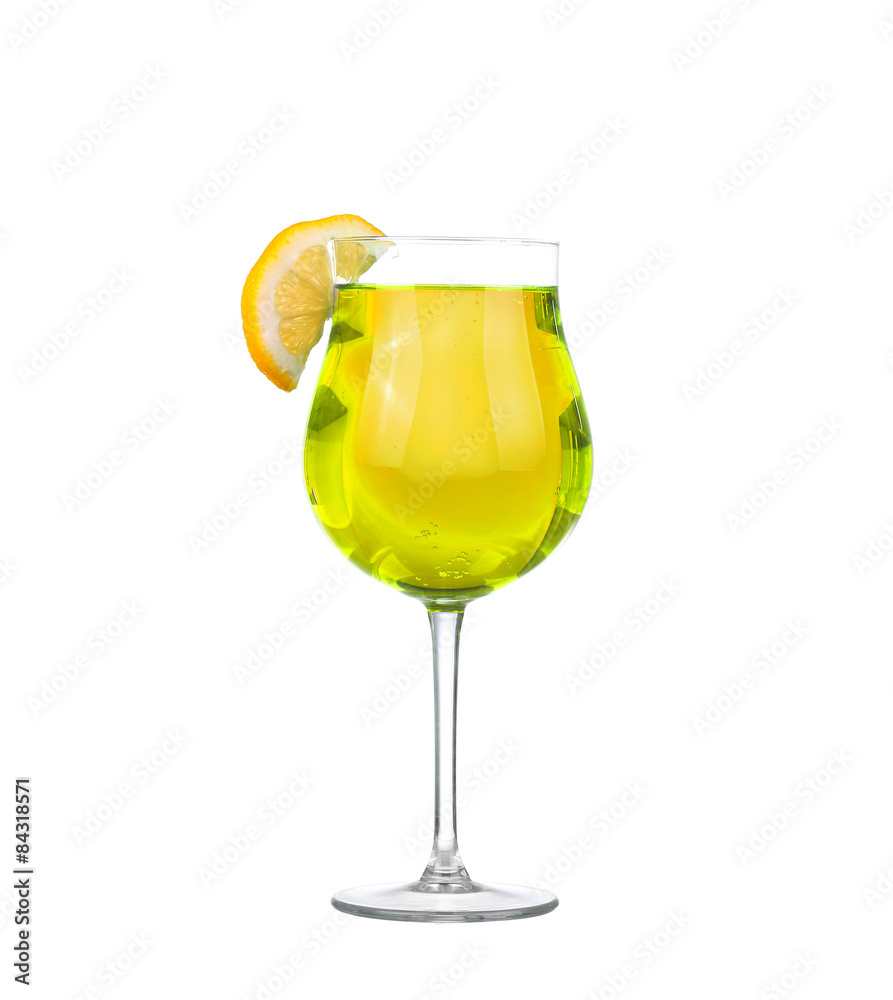  cocktail isolated on white background