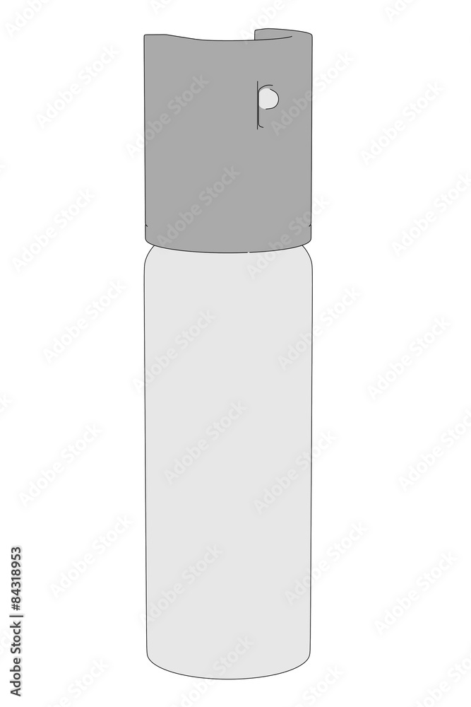 cartoon image of pepper spray Stock Illustration Adobe Stock