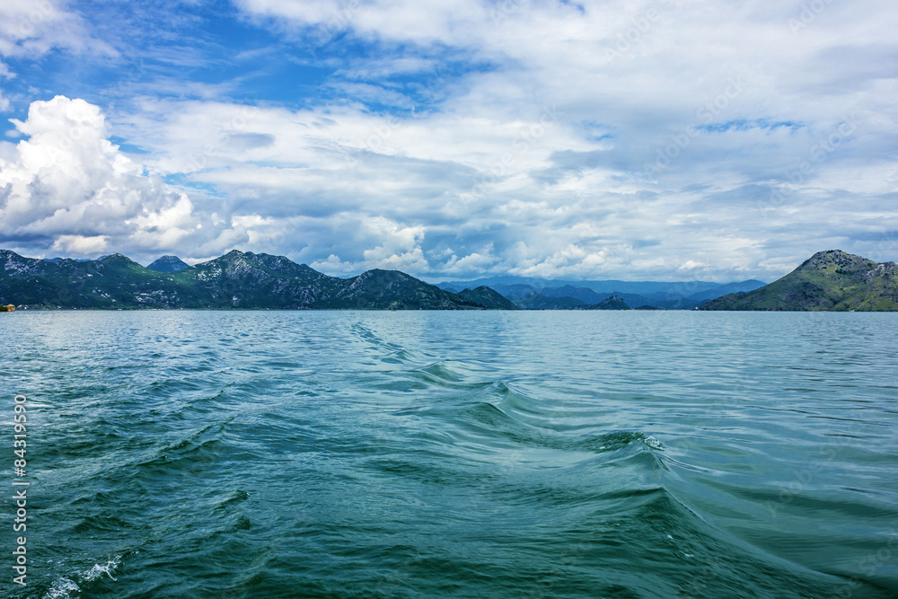 Nature landscape, Skadar lake, Montenegro.
