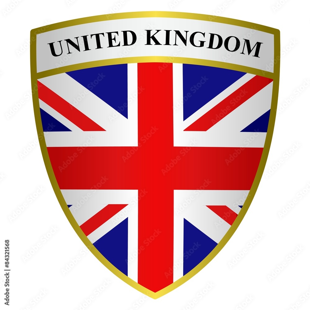 Fototapeta premium Blason Royaume Uni