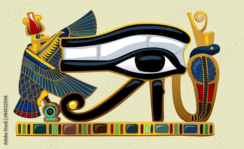 Eye of Horus vector graphics photo
