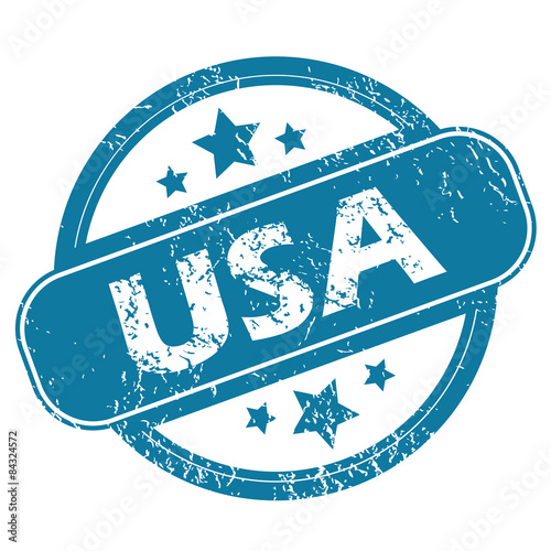 USA round stamp