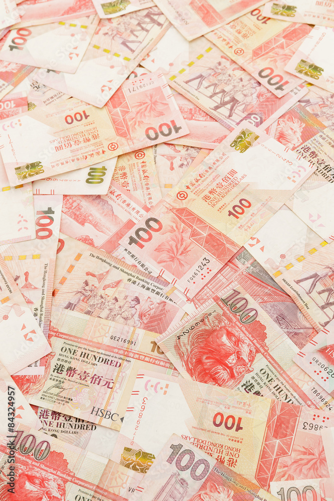 Hundred Hong Kong Dollar currency