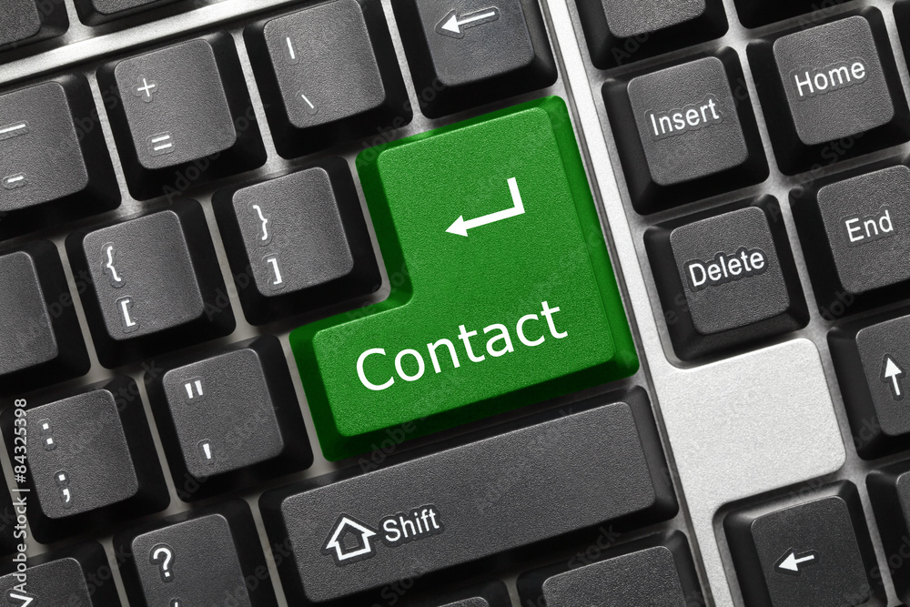 Conceptual keyboard - Contact (green key) Conceptual keyboard - Contact (green key)
